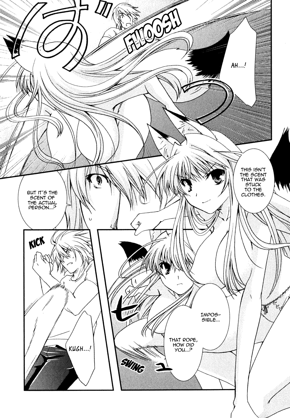 Kanokon Chapter 21 page 9 - Chapter 21: I Have to Hurt You, But It Is Likely That I Don't Know Why. Part 2