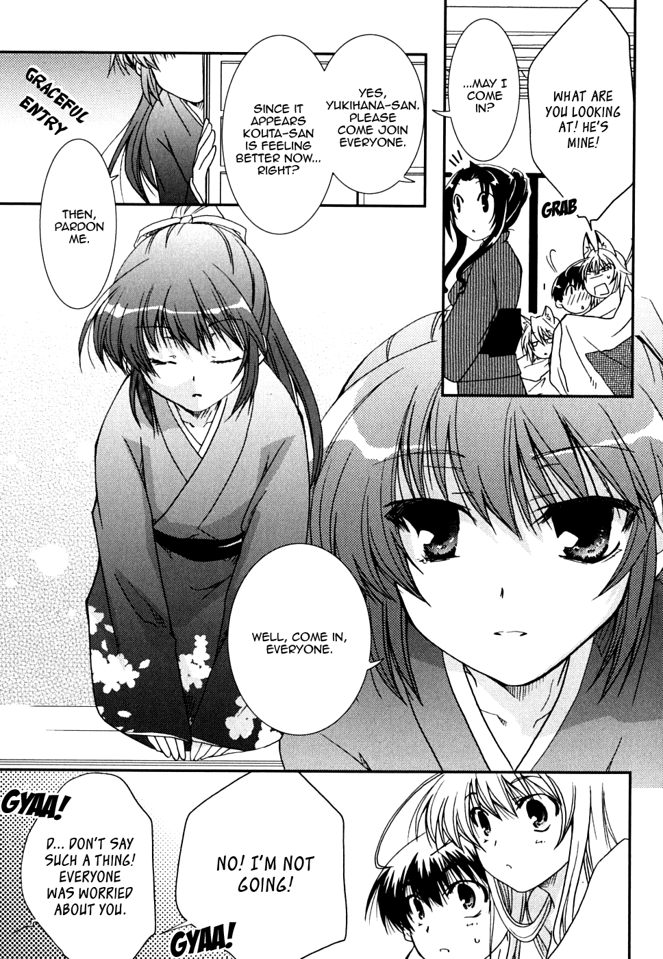 Kanokon Chapter 23 page 3 - Chapter 23: Mother and Little Sister!