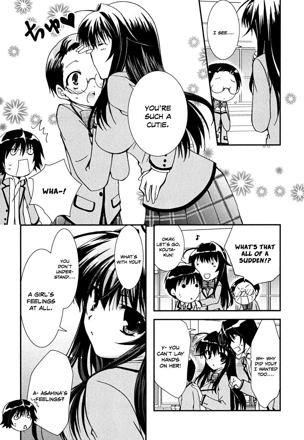 Kanokon Chapter 32 page 13 - Chapter 32: Let's Get Back the Love (Called Bulges)