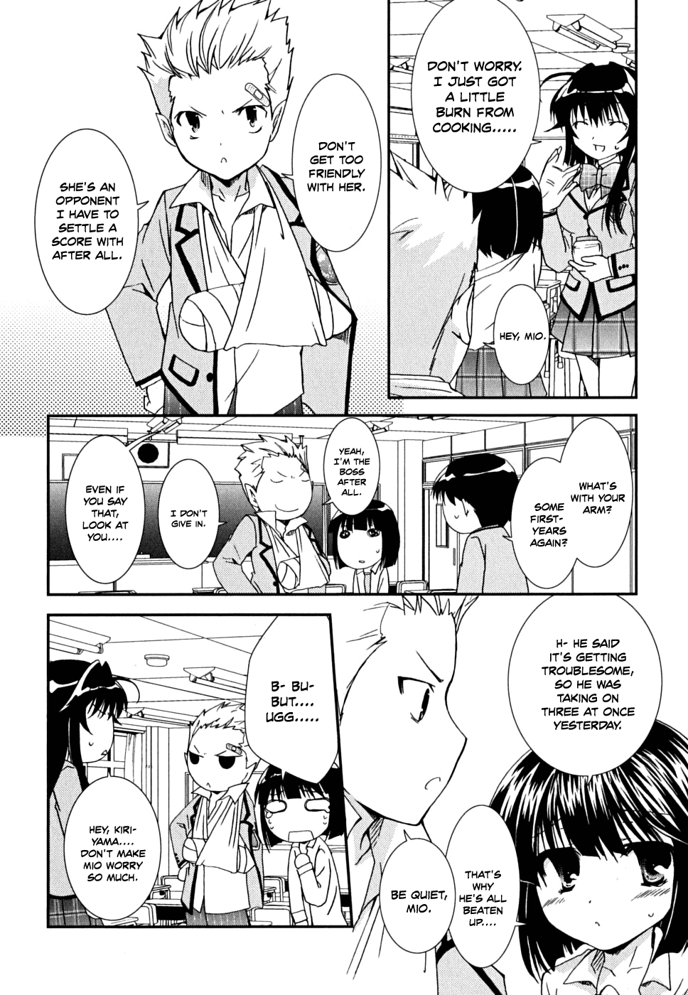 Kanokon Chapter 32 page 28 - Chapter 32: Let's Get Back the Love (Called Bulges)