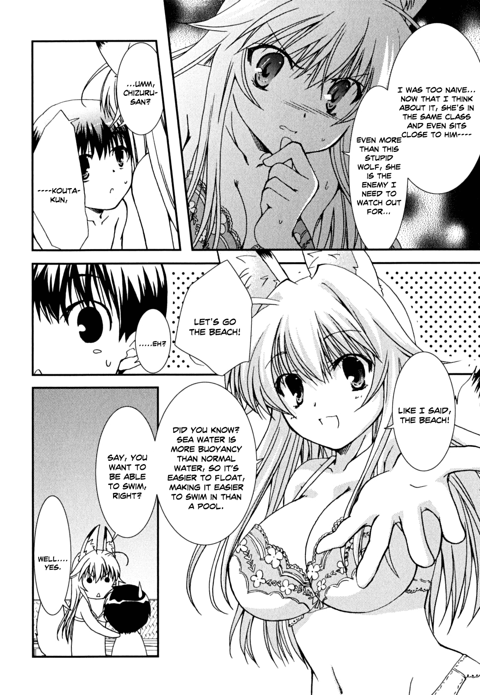 Kanokon Chapter 35 page 9 - Chapter 35: Summer, Midnight, Girls and the Pool