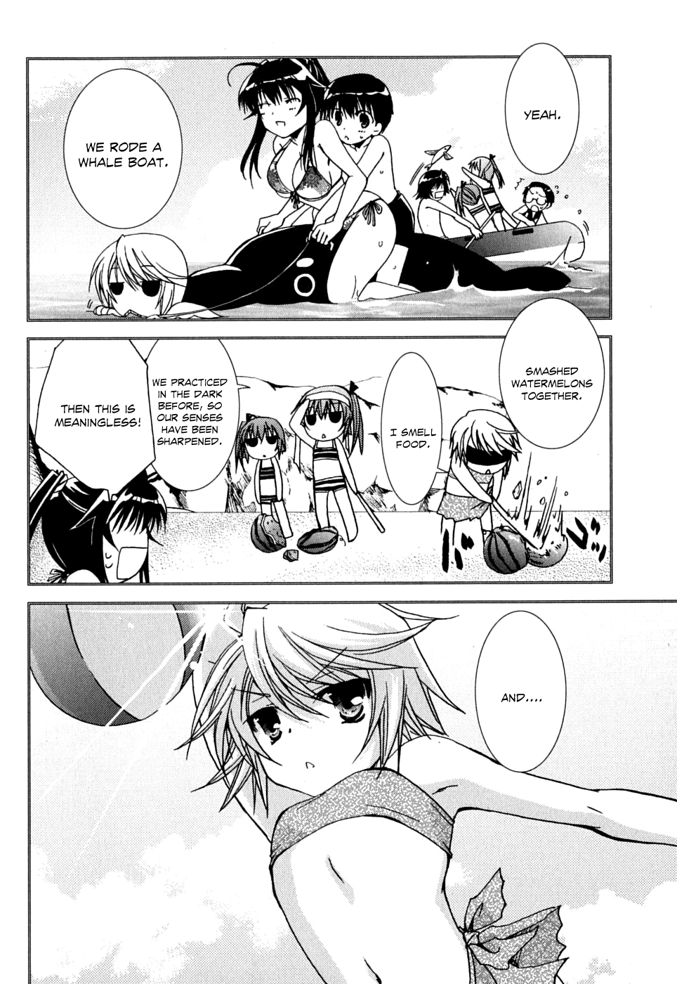 Kanokon Chapter 38 page 5 - Chapter 38: Running Kai! Playing Kouta! Part 1