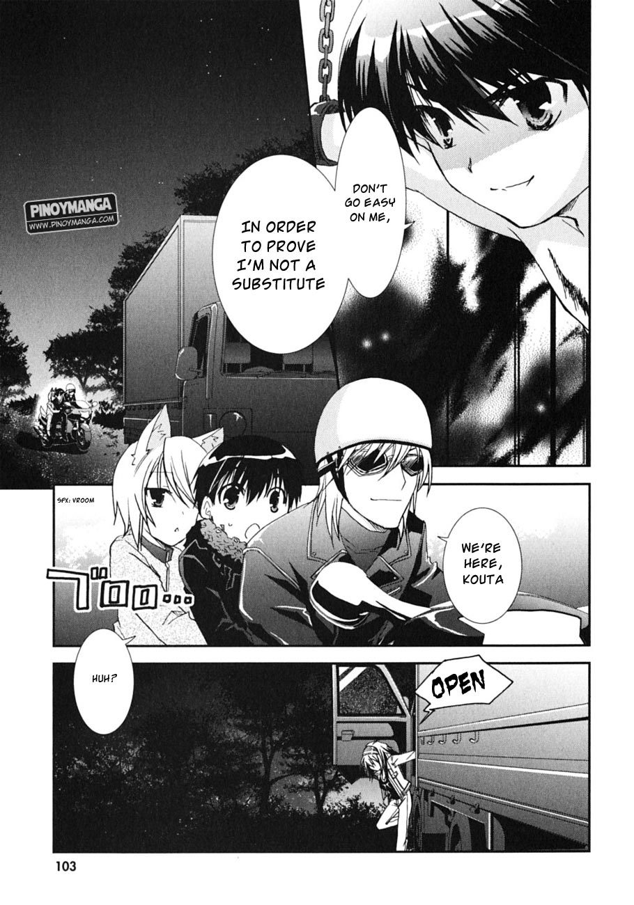 Kanokon Chapter 45 page 14 - Chapter 45: Midnight Cowboys