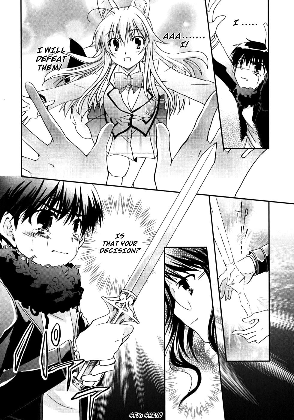 Kanokon Chapter 46 page 13 - Chapter 46: Midnight Showdown