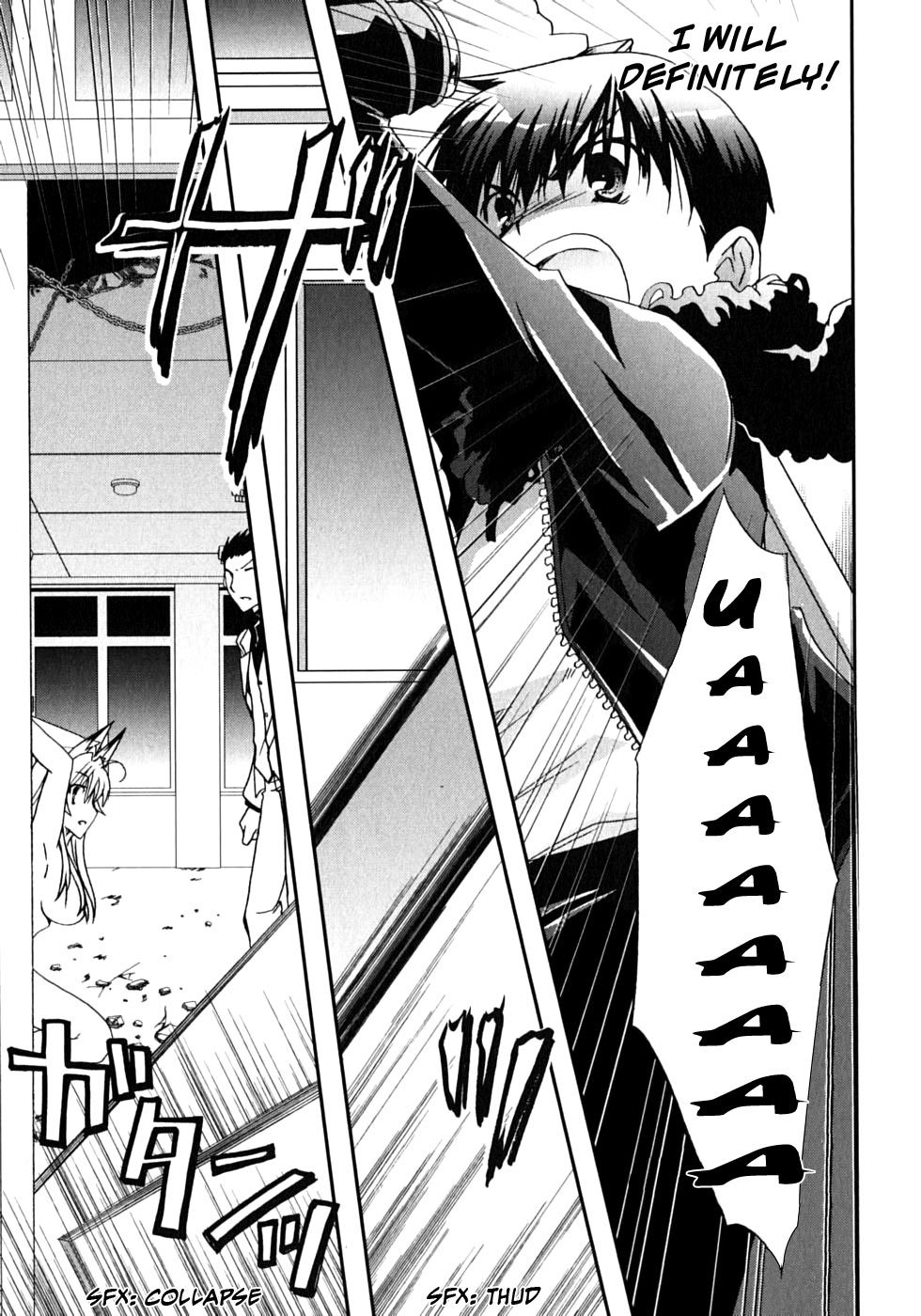 Kanokon Chapter 46 page 22 - Chapter 46: Midnight Showdown