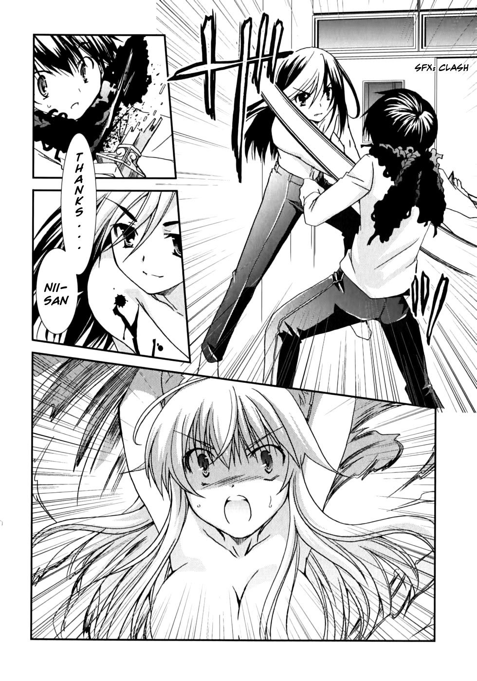 Kanokon Chapter 46 page 33 - Chapter 46: Midnight Showdown