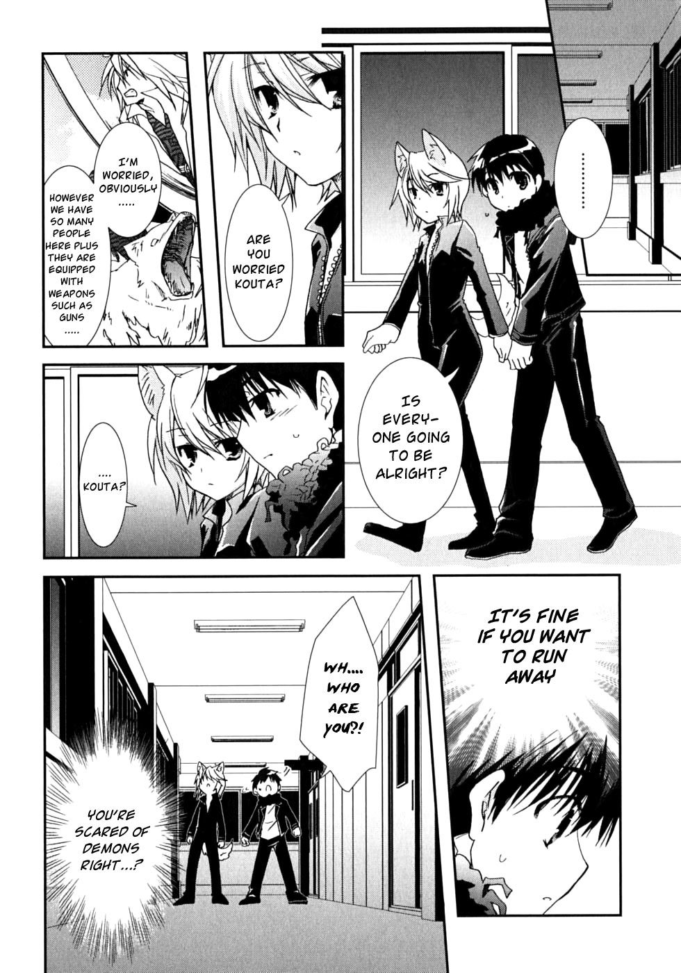 Kanokon Chapter 46 page 9 - Chapter 46: Midnight Showdown