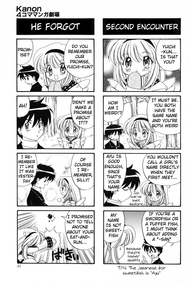 Kanon - 4koma Manga Theater Chapter 1 page 6 - Chapter 1 : Suspicious Housemate