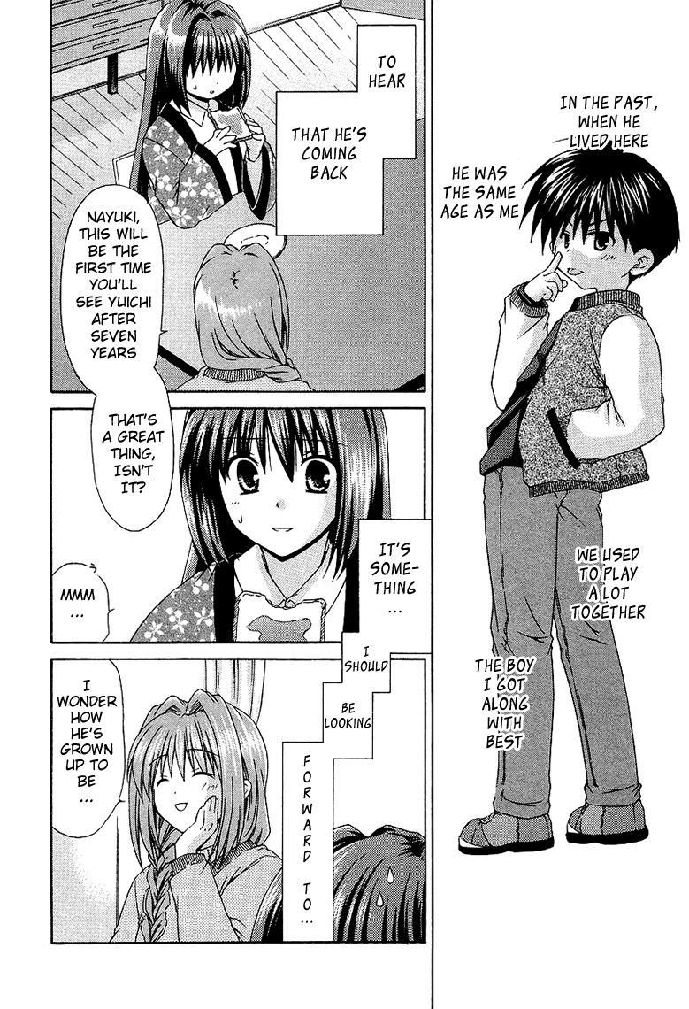 Kanon - Honto no Omoi wa Egao no Mukougawa ni Chapter 1 page 11 - Chapter 1: Minase Nayuki (1)