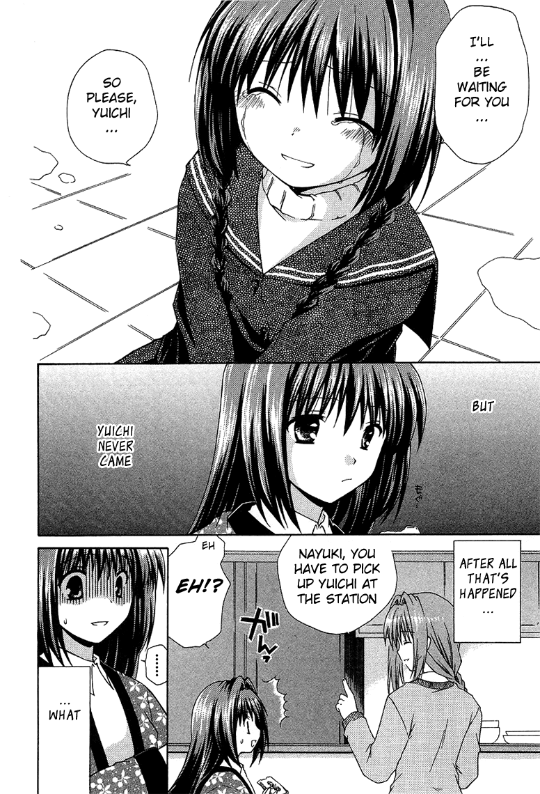 Kanon - Honto no Omoi wa Egao no Mukougawa ni Chapter 1 page 15 - Chapter 1: Minase Nayuki (1)