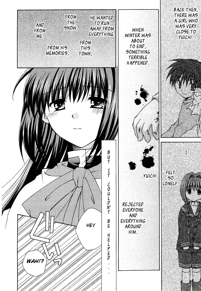 Kanon - Honto no Omoi wa Egao no Mukougawa ni Chapter 1 page 27 - Chapter 1: Minase Nayuki (1)