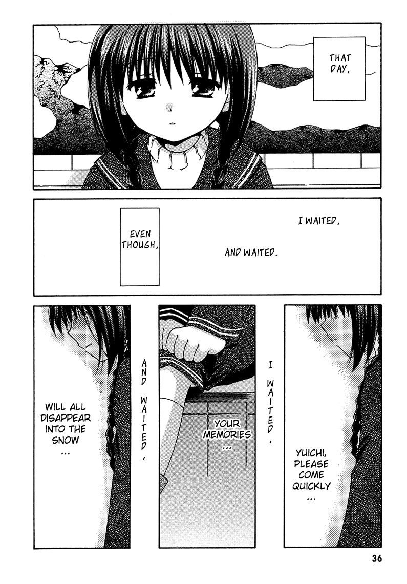 Kanon - Honto no Omoi wa Egao no Mukougawa ni Chapter 1 page 39 - Chapter 1: Minase Nayuki (1)