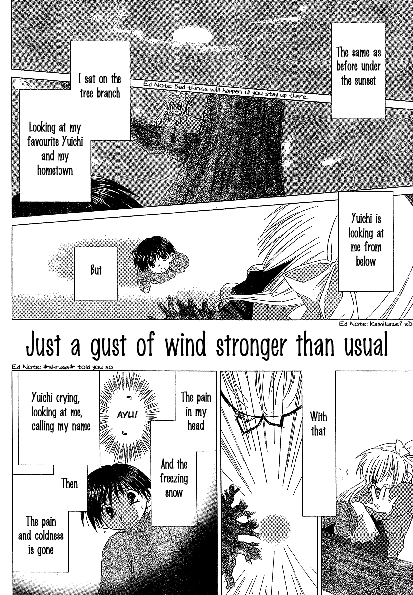 Kanon - Honto no Omoi wa Egao no Mukougawa ni Chapter 6 page 29 - Chapter 6: Tsukimiya Ayu [END]