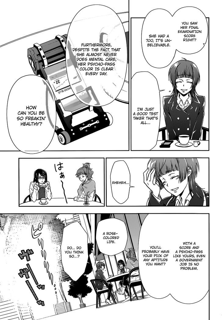 Kanshikan Tsunemori Akane Chapter 1 page 16 - Chapter 1 : Crime Coefficient