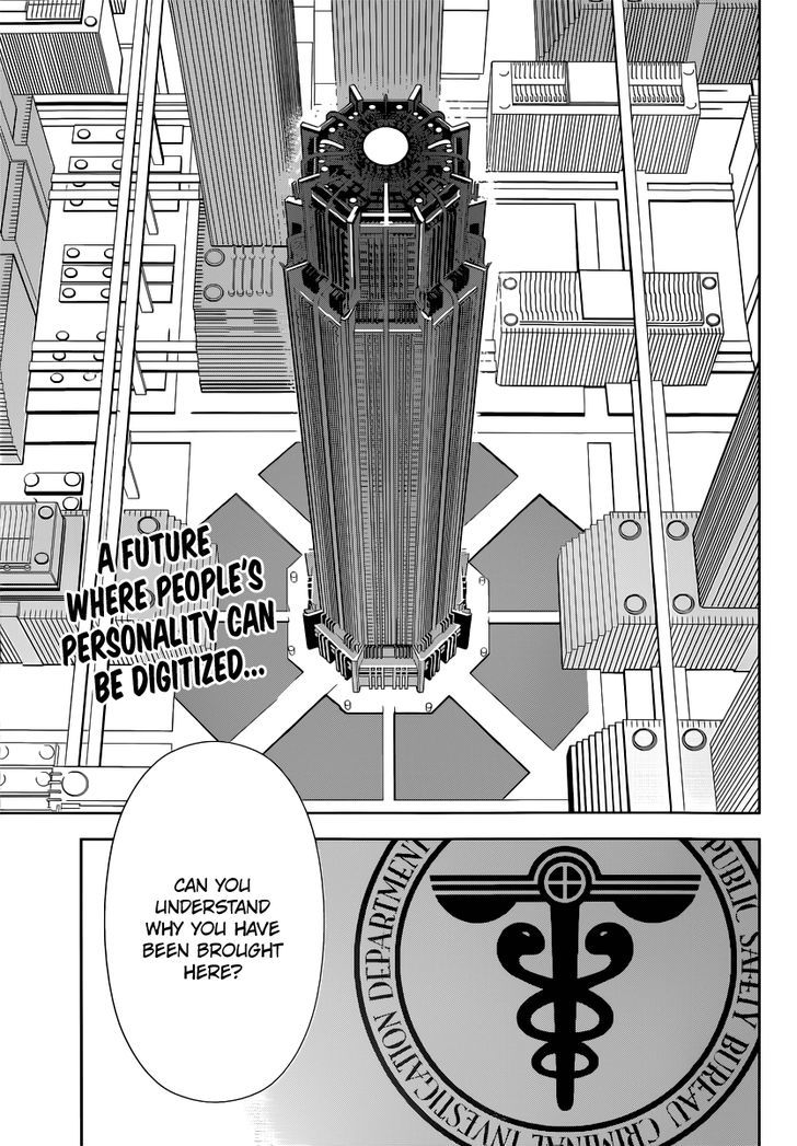 Kanshikan Tsunemori Akane Chapter 1 page 4 - Chapter 1 : Crime Coefficient