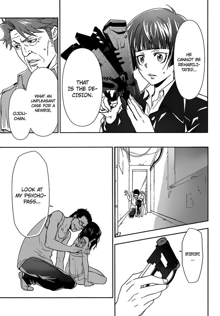 Kanshikan Tsunemori Akane Chapter 1 page 51 - Chapter 1 : Crime Coefficient