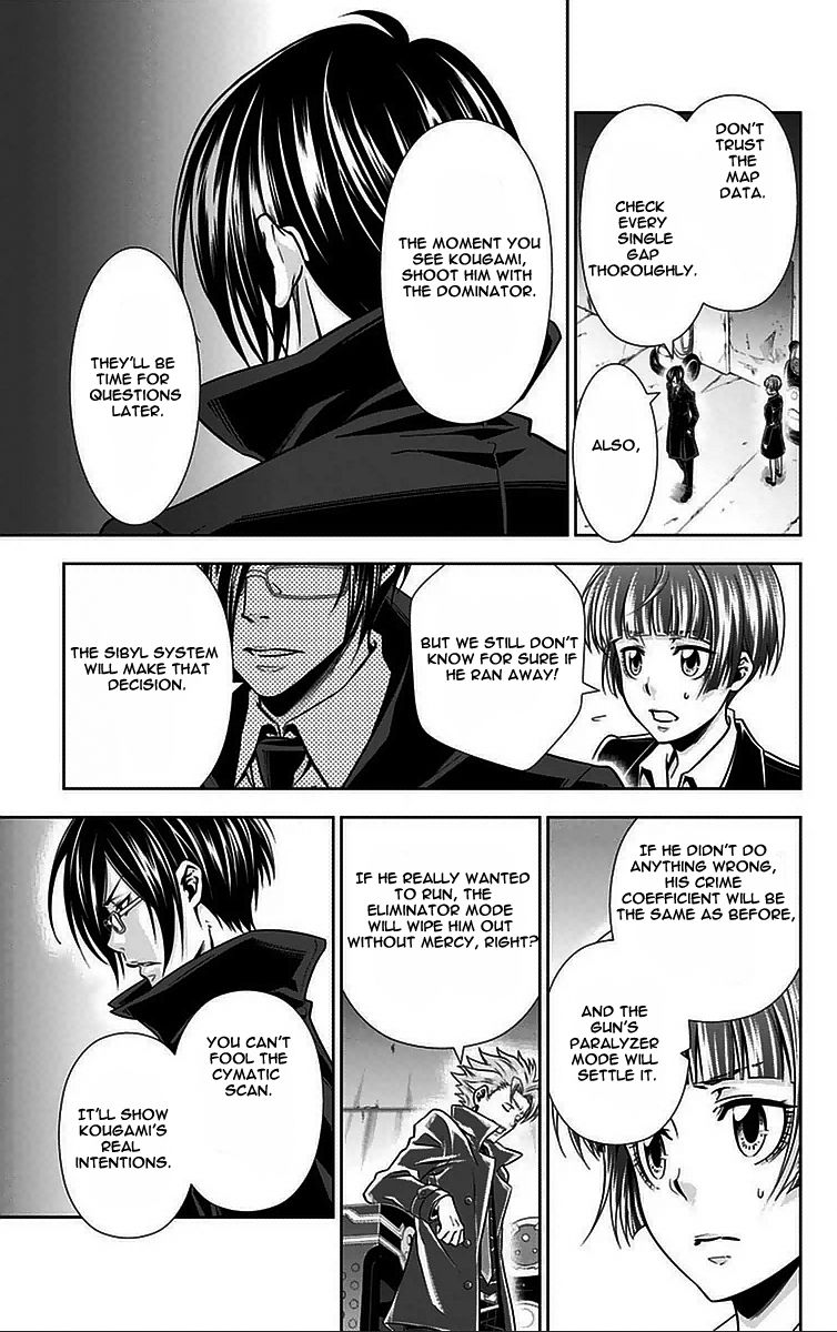 Kanshikan Tsunemori Akane Chapter 11 page 44 - Chapter 11 : Methuselah's Game