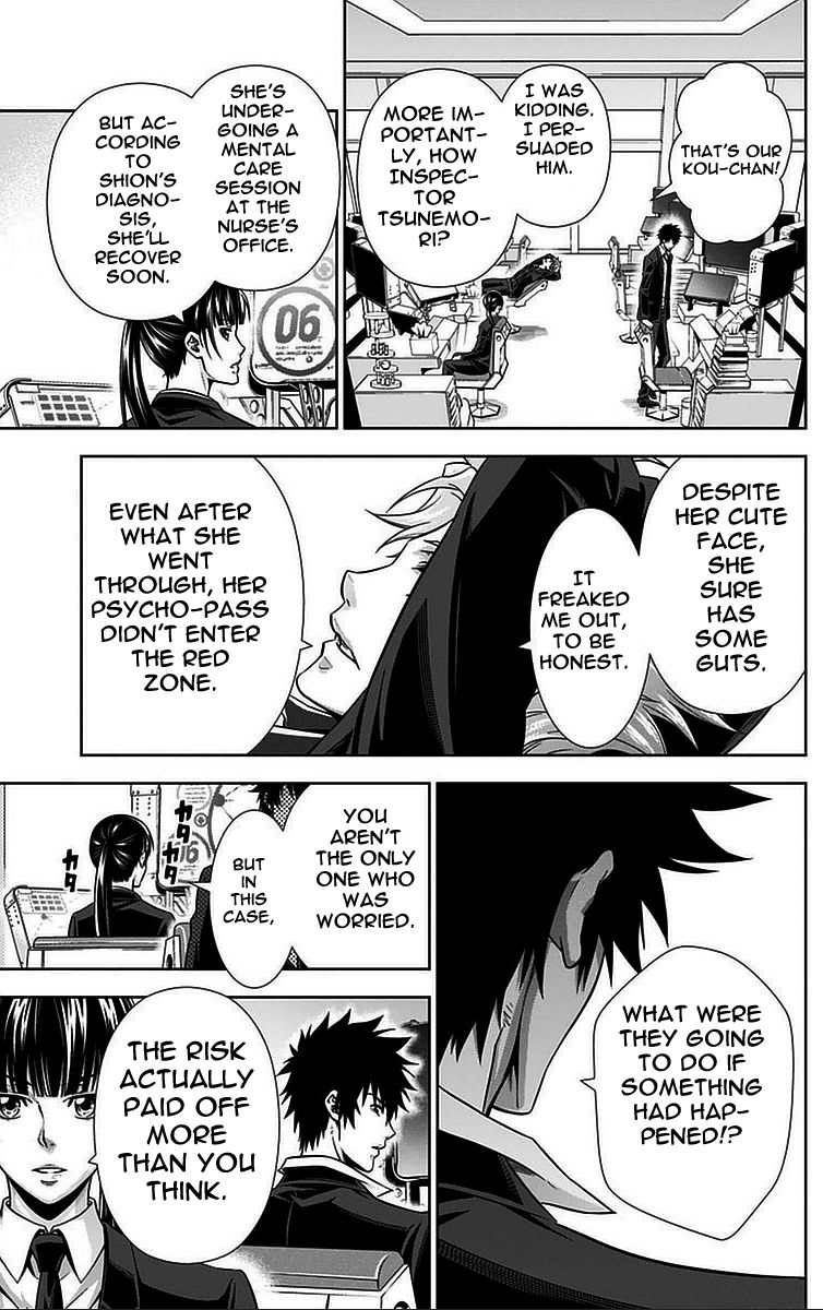 Kanshikan Tsunemori Akane Chapter 13 page 44 - Chapter 13 : Invitation from the Abyss