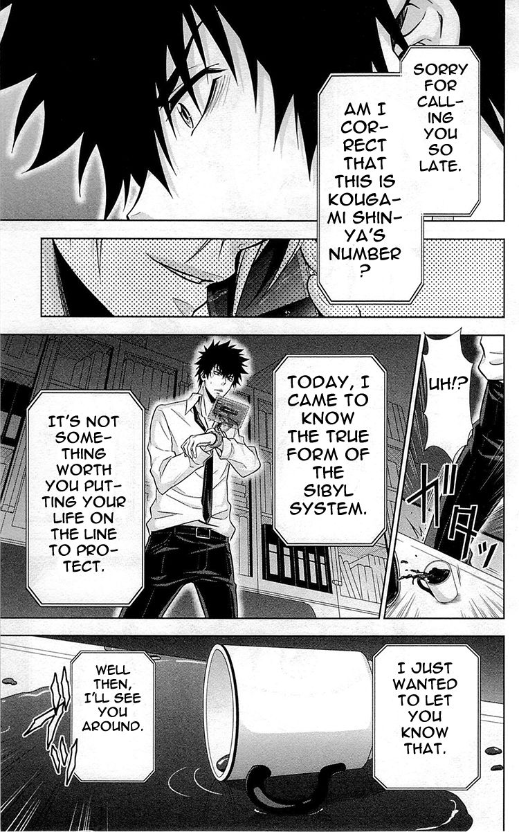 Kanshikan Tsunemori Akane Chapter 19 page 38 - Chapter 19 : Heart of Iron