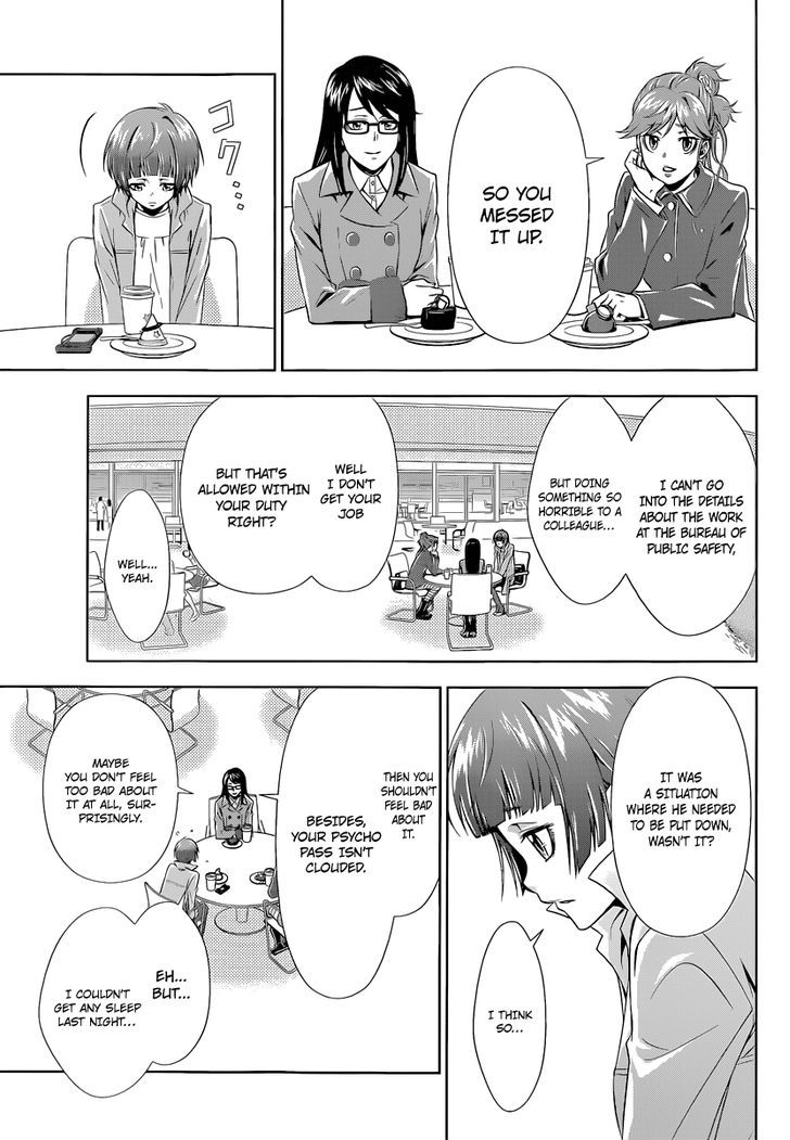 Kanshikan Tsunemori Akane Chapter 2 page 10 - Chapter 2 : System