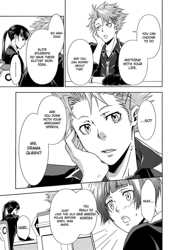 Kanshikan Tsunemori Akane Chapter 2 page 32 - Chapter 2 : System