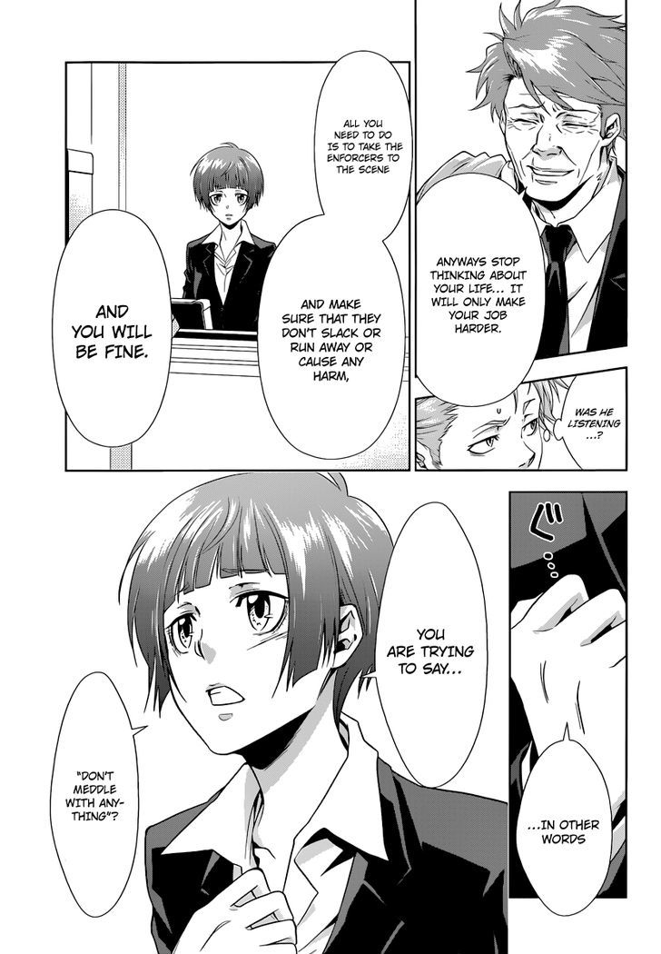 Kanshikan Tsunemori Akane Chapter 2 page 36 - Chapter 2 : System