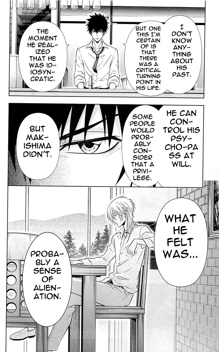 Kanshikan Tsunemori Akane Chapter 21 page 21 - Chapter 21 : Transparent Shadow