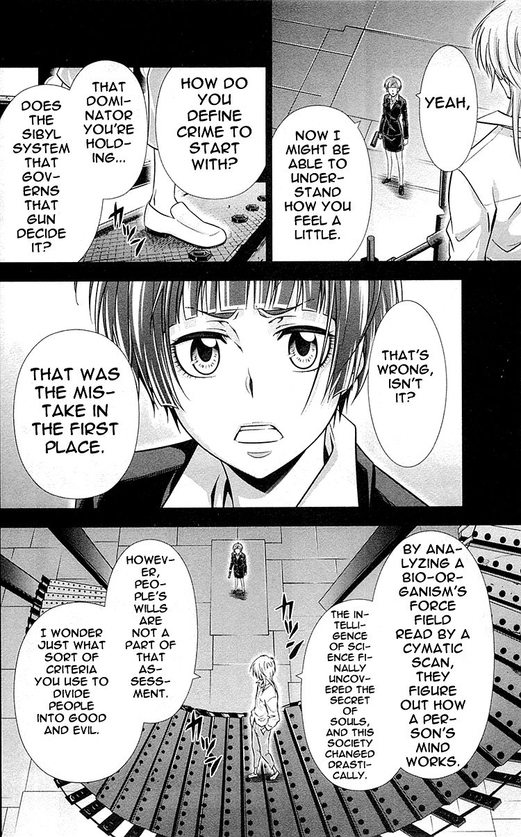 Kanshikan Tsunemori Akane Chapter 22 page 21 - Chapter 22 : The Place Where Justice Is Found