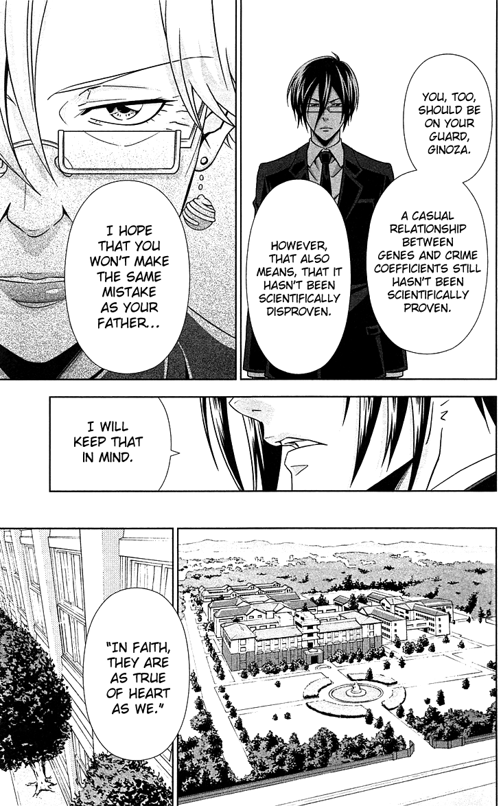 Kanshikan Tsunemori Akane Chapter 7 page 10 - Chapter 7 : Return of the Psychotic Prince