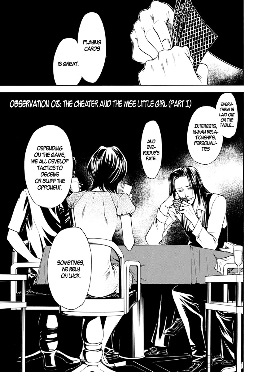 Kansokusha Tamami Chapter 3 page 1 - Chapter 3: The Cheater and the Wise Little Girl (Part 1)