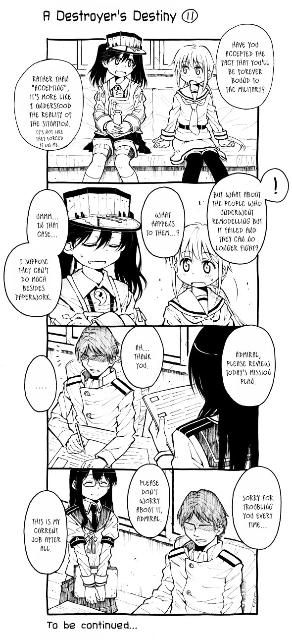 Kantai Collection - A Destroyer Destiny Chapter 0 page 11 - Chapter 0 : #1 to #28