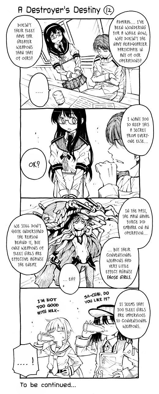 Kantai Collection - A Destroyer Destiny Chapter 0 page 12 - Chapter 0 : #1 to #28