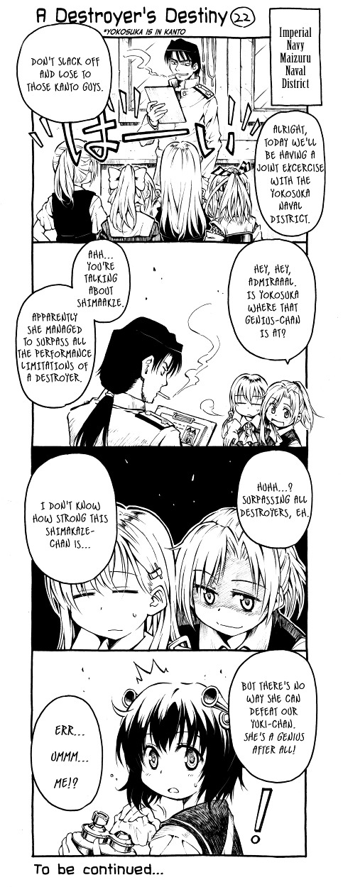 Kantai Collection - A Destroyer Destiny Chapter 0 page 22 - Chapter 0 : #1 to #28