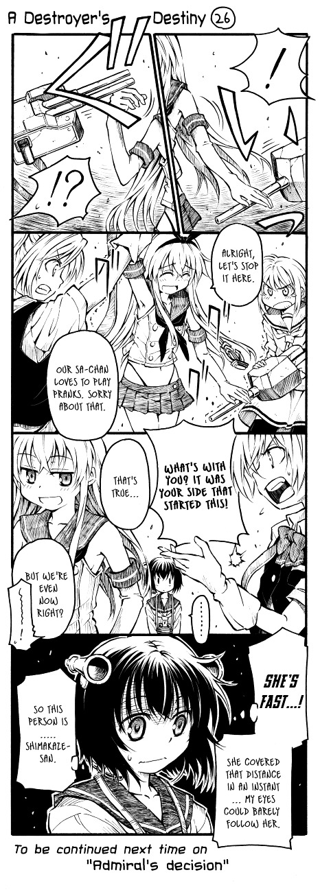 Kantai Collection - A Destroyer Destiny Chapter 0 page 26 - Chapter 0 : #1 to #28