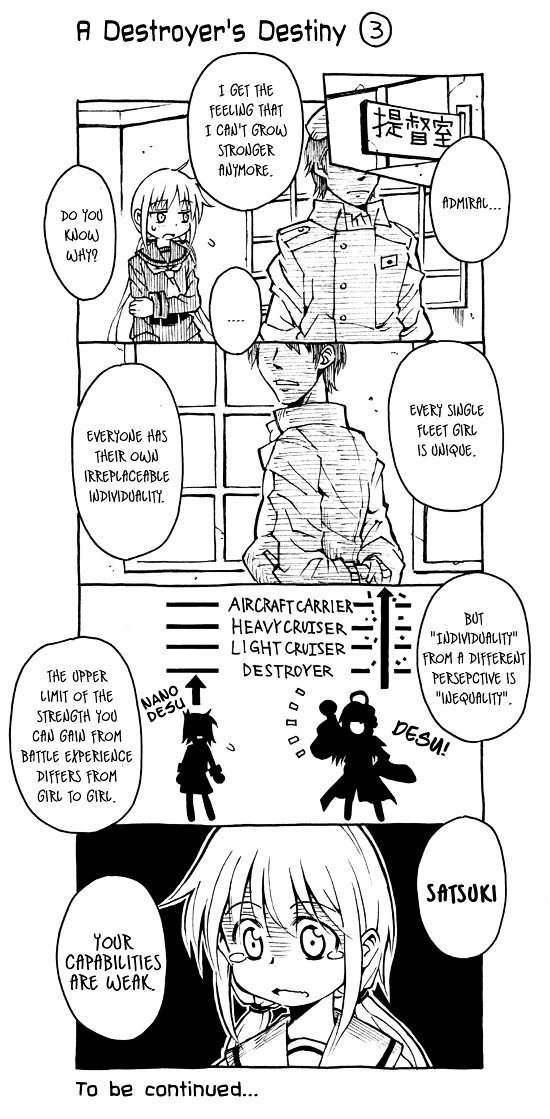 Kantai Collection - A Destroyer Destiny Chapter 0 page 3 - Chapter 0 : #1 to #28