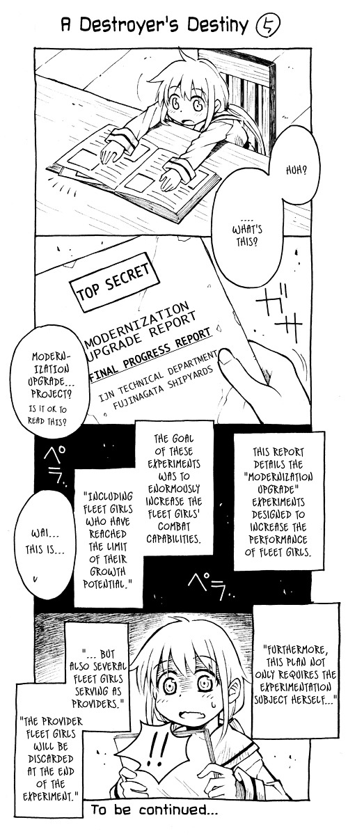 Kantai Collection - A Destroyer Destiny Chapter 0 page 5 - Chapter 0 : #1 to #28