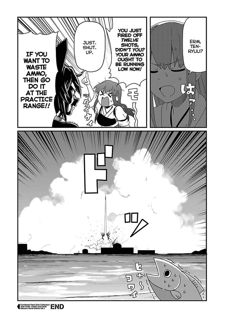 Kantai Collection - Comic a la Carte - Maizuru Chinjufu Hen Chapter 11 page 8 - Chapter 11 : Our Naval District's Akagi and Tenryuu are on Bad Terms