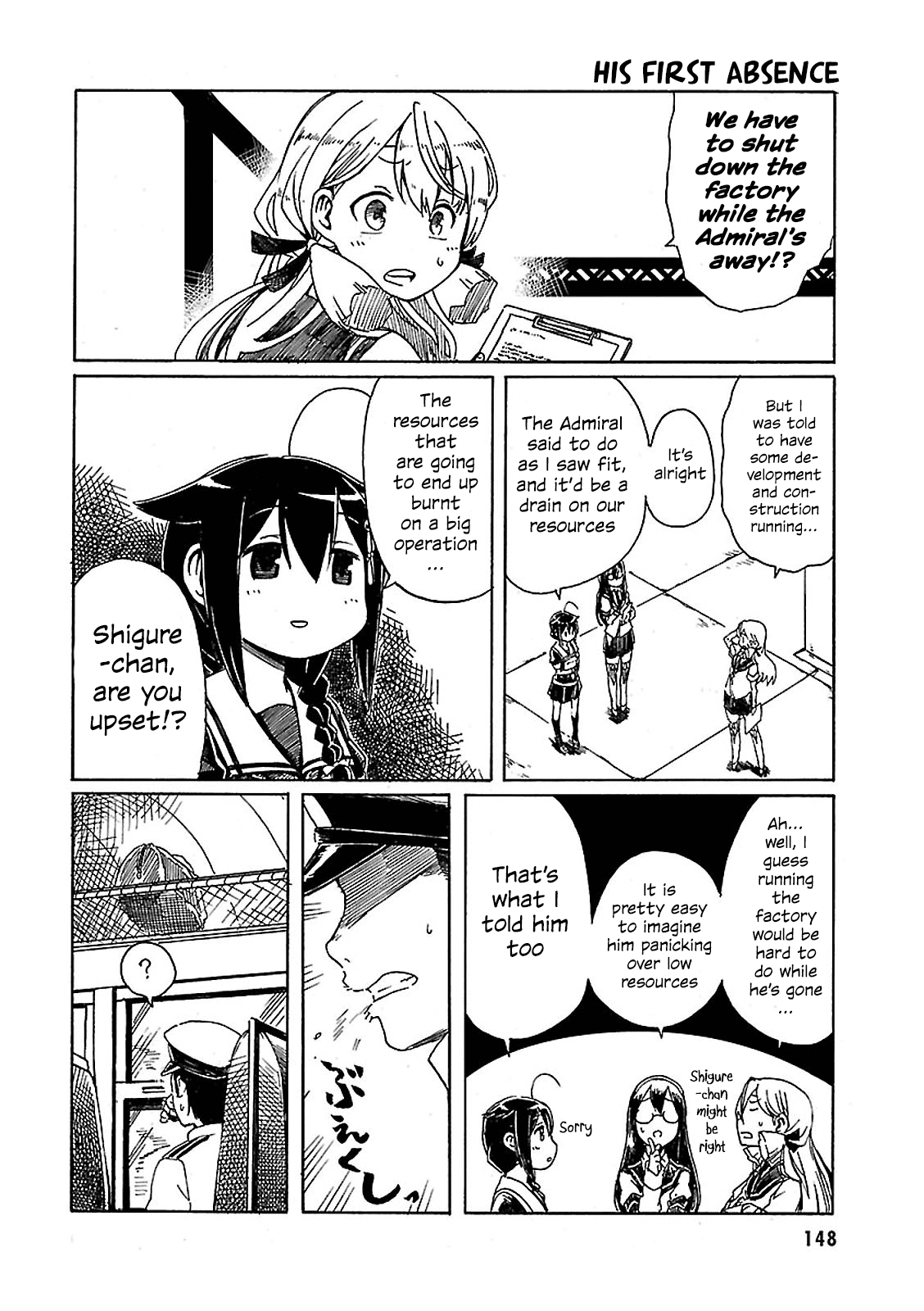Kantai Collection - Comic a la Carte - Maizuru Chinjufu Hen Chapter 16 page 2 - Chapter 16 : The Admiral's Absence