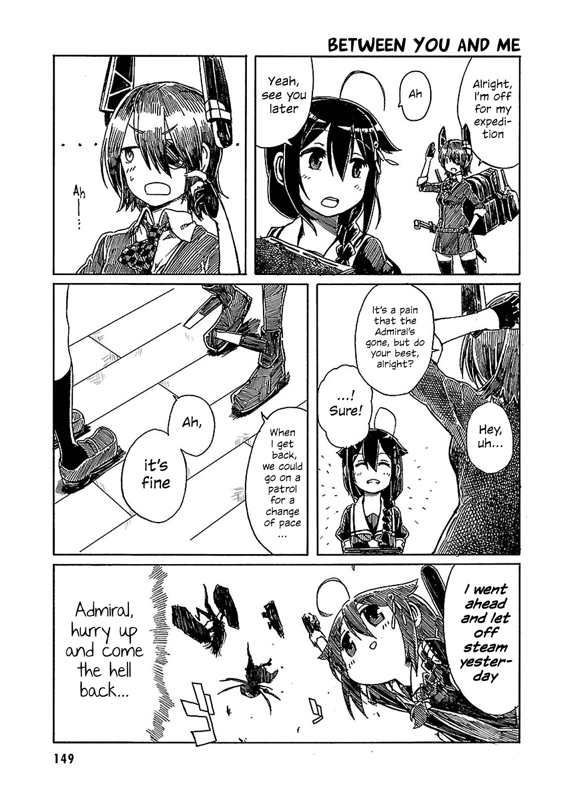 Kantai Collection - Comic a la Carte - Maizuru Chinjufu Hen Chapter 16 page 3 - Chapter 16 : The Admiral's Absence