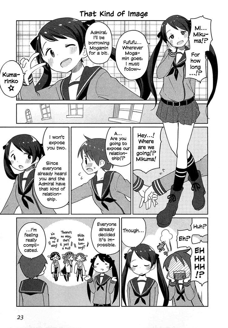 Kantai Collection -Kan Colle- Dengeki Comic Anthology: Sasebo Chinjufu-hen Chapter 1.3 page 3 - Vol.01 Chapter 3 : Secretary Ship Mogami