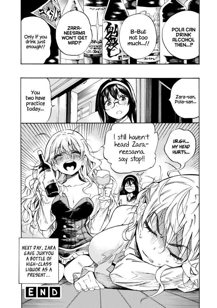 Kantai Collection -Kan Colle- Dengeki Comic Anthology: Sasebo Chinjufu-hen Chapter 13.2 page 10 - Vol.13 Chapter 2 : Pola and the Liquor Ban