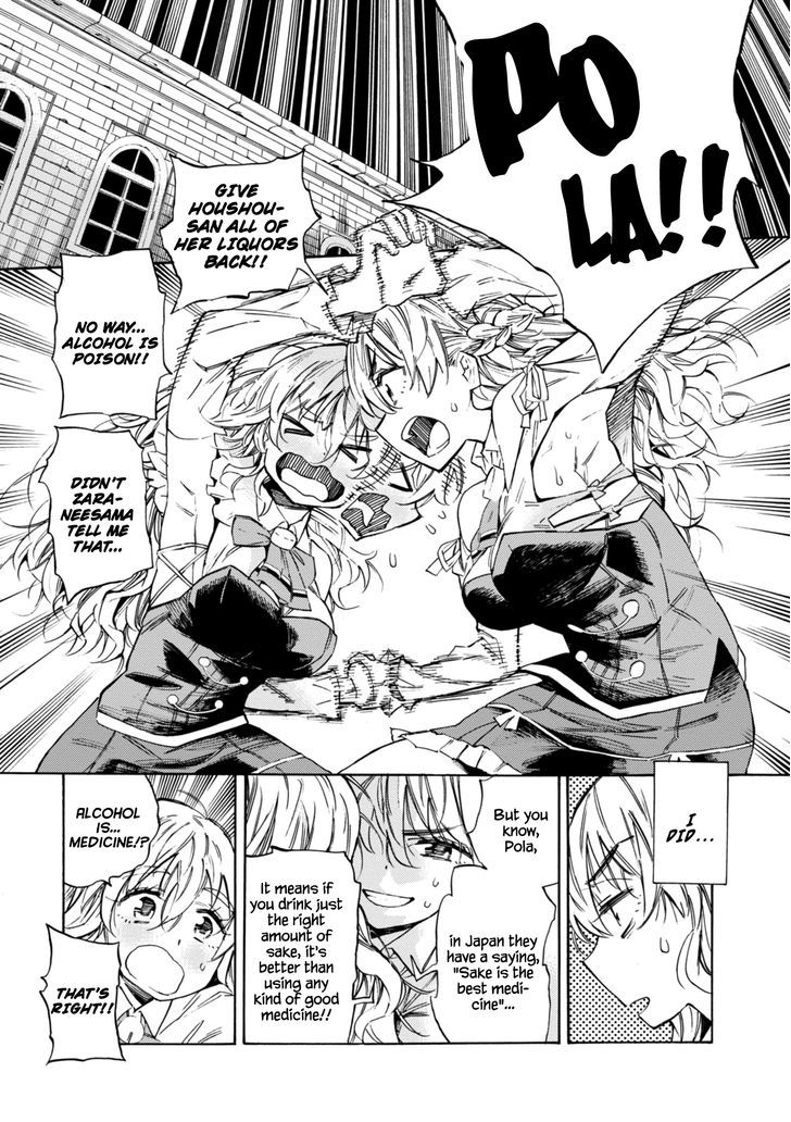 Kantai Collection -Kan Colle- Dengeki Comic Anthology: Sasebo Chinjufu-hen Chapter 13.2 page 9 - Vol.13 Chapter 2 : Pola and the Liquor Ban