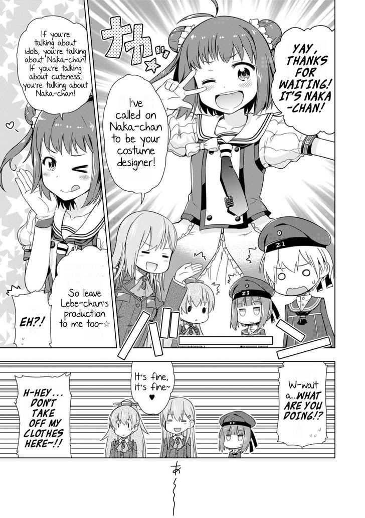 Kantai Collection -Kan Colle- Dengeki Comic Anthology: Sasebo Chinjufu-hen Chapter 4.1 page 7 - Vol.04 Chapter 1 : The Zerstörer's Worries