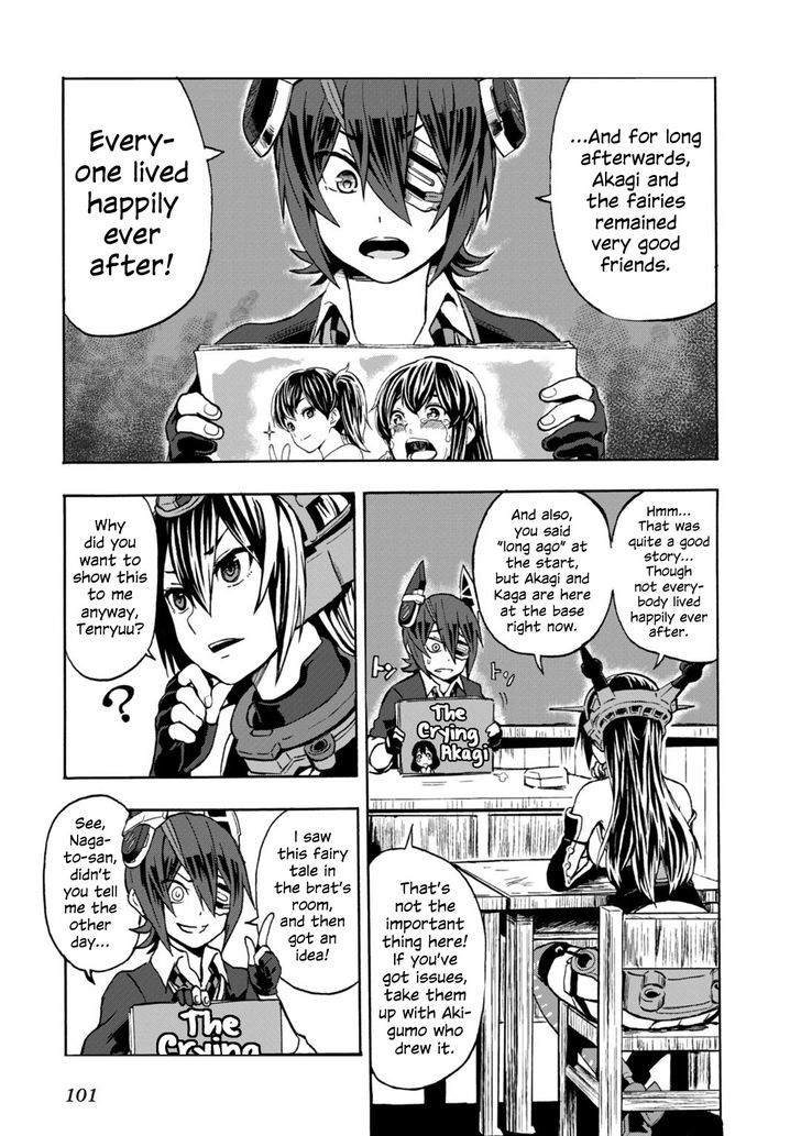 Kantai Collection -Kan Colle- Dengeki Comic Anthology: Sasebo Chinjufu-hen Chapter 4.14 page 3 - Vol.04 Chapter 14 : The Crying Battleship