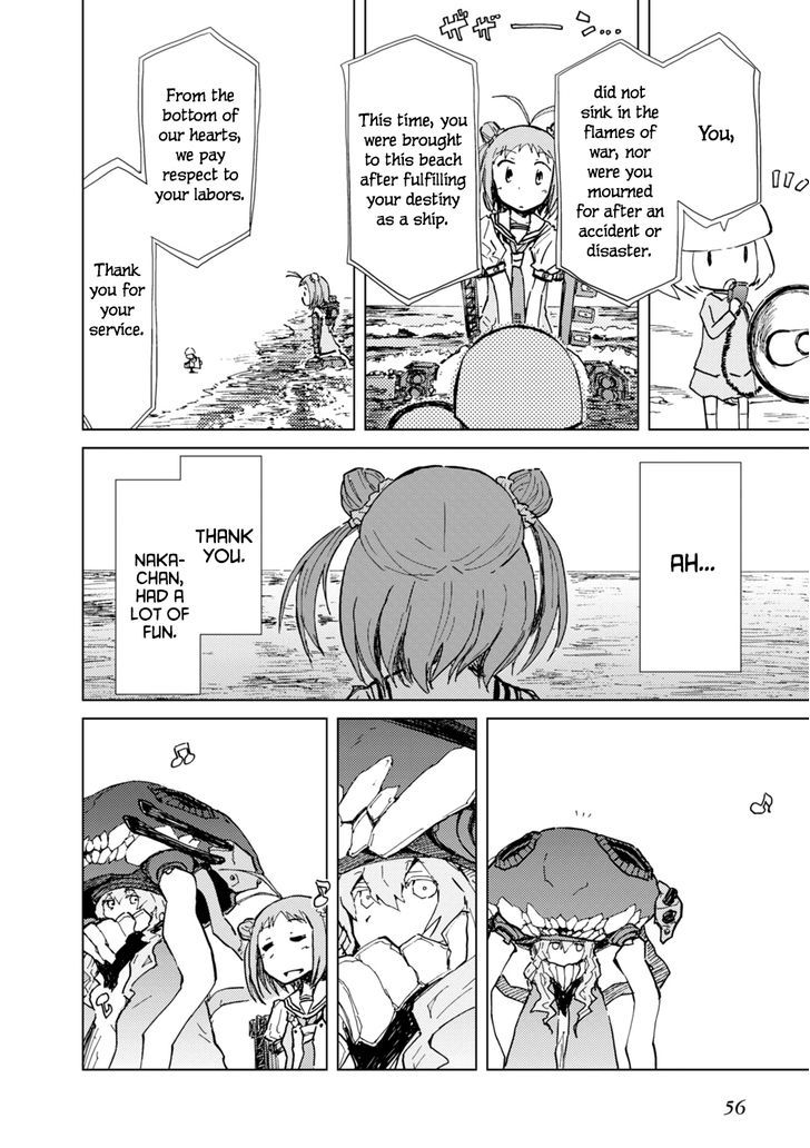 Kantai Collection -Kan Colle- Dengeki Comic Anthology: Sasebo Chinjufu-hen Chapter 4.5 page 10 - Vol.04 Chapter 5 : Naka-chan, Dismantled