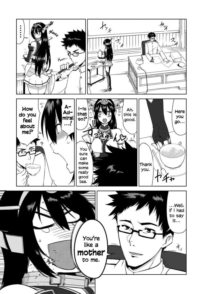 Kantai Collection -Kan Colle- Dengeki Comic Anthology: Sasebo Chinjufu-hen Chapter 6.6 page 3 - Vol.06 Chapter 6 : Nagato's Long Lasting Gaze