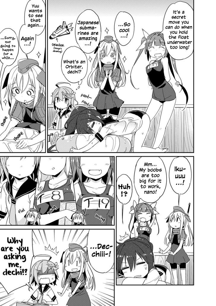 Kantai Collection -Kan Colle- Dengeki Comic Anthology: Sasebo Chinjufu-hen Chapter 8.10 page 5 - Vol.08 Chapter 10 : Mayhem in the Sub's Room