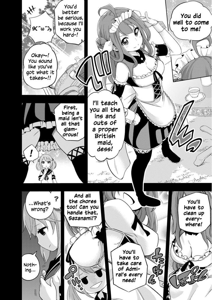 Kantai Collection -Kan Colle- Dengeki Comic Anthology: Sasebo Chinjufu-hen Chapter 8.9 page 2 - Vol.08 Chapter 9 : Maid Memoirs