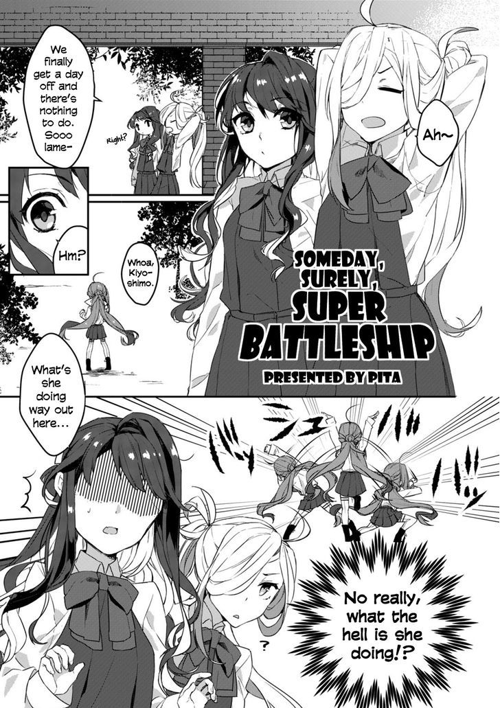 Kantai Collection -Kan Colle- Dengeki Comic Anthology: Sasebo Chinjufu-hen Chapter 9.3 page 1 - Vol.09 Chapter 3 : Someday, Surely, Super Battleship