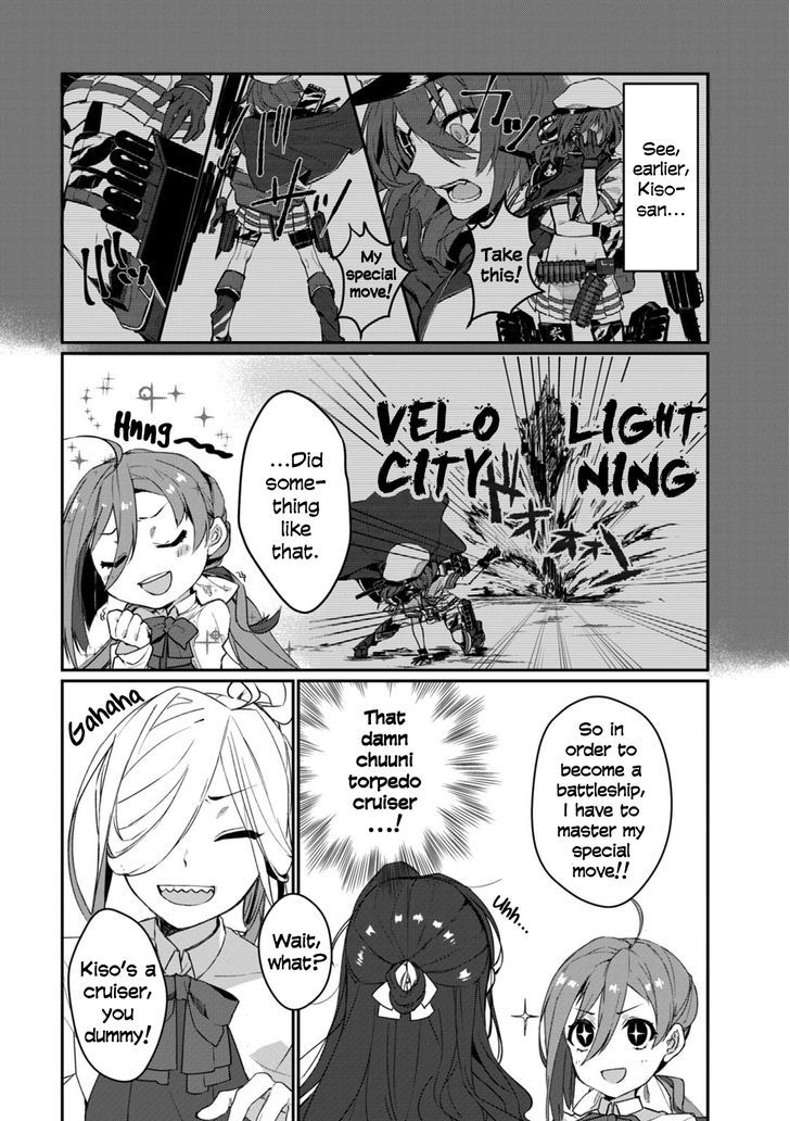 Kantai Collection -Kan Colle- Dengeki Comic Anthology: Sasebo Chinjufu-hen Chapter 9.3 page 3 - Vol.09 Chapter 3 : Someday, Surely, Super Battleship